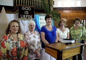 Strome water in die Woestyn